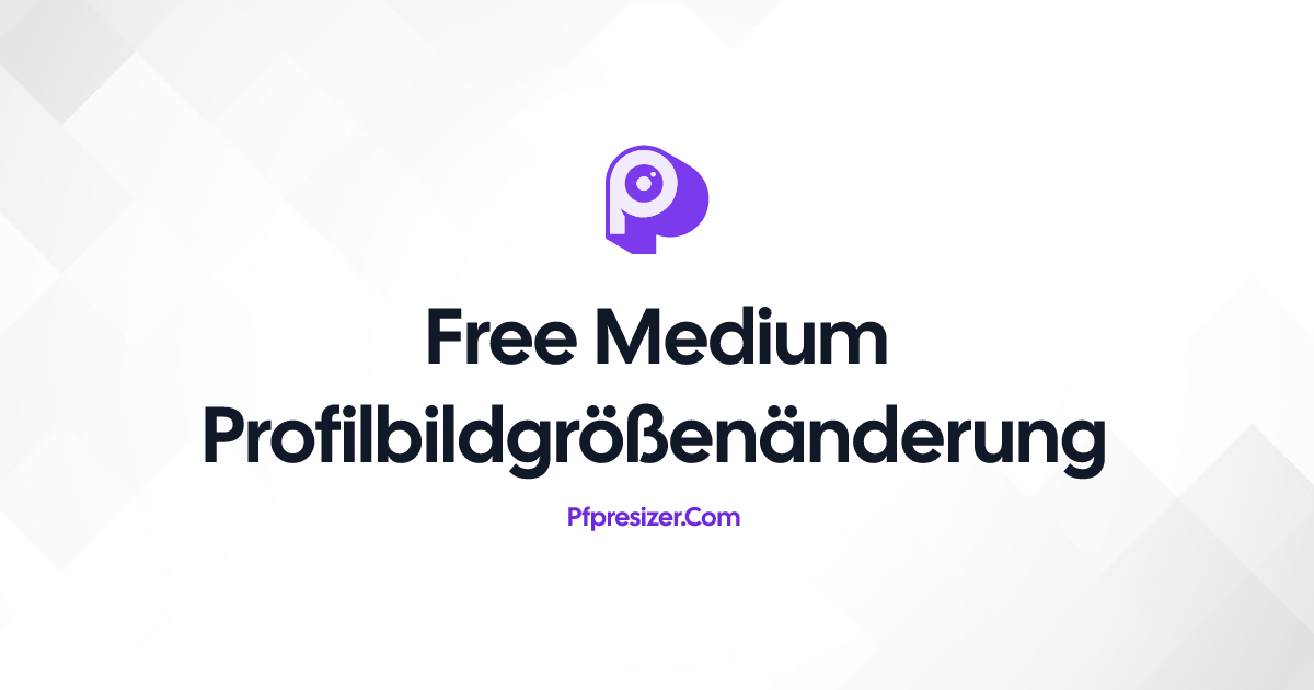 Medium Profilbildgrößenänderung · PFP Resizer